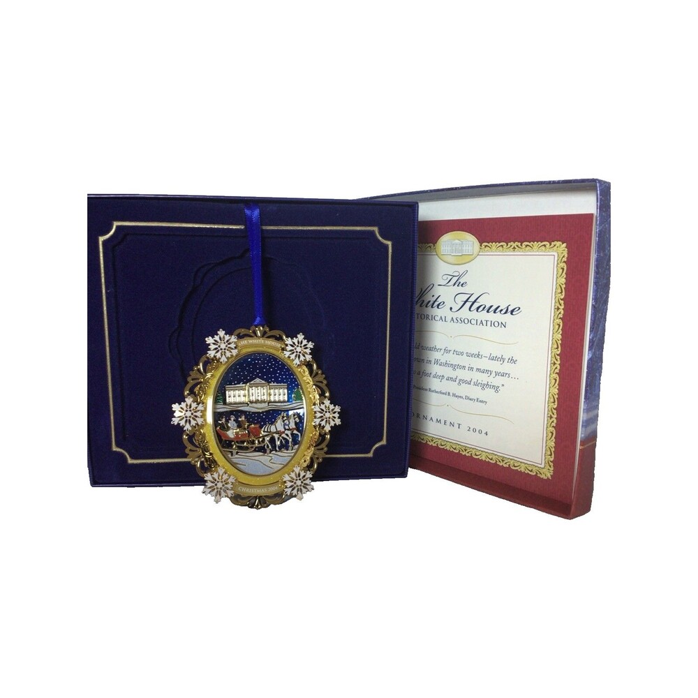 2004 The White House Vintage Christmas Ornament Historical Association in box